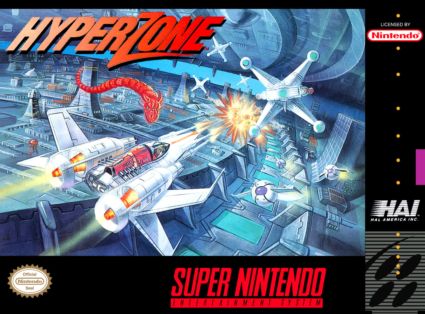 HYPERZONE - SNES (W/BOX)