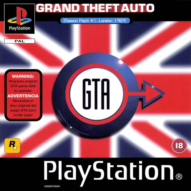 GRAND THEFT AUTO: LONDON MISSION PACK - PS1