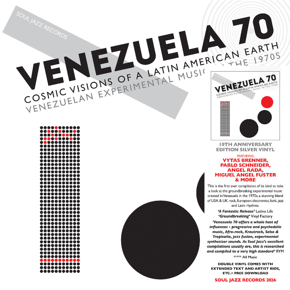 SOUL JAZZ RECORDS PRESENTS - VENEZUELA 70: COSMIC VISIONS OF A LATIN AMERICAN EARTH - VENEZUELAN EXPERIMENTAL ROCK IN THE 1970S
