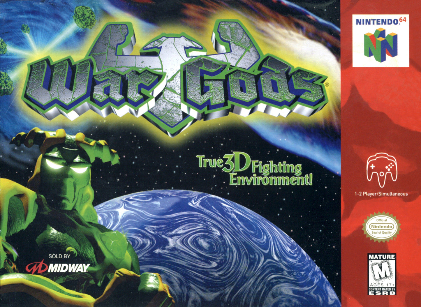 WAR GODS - N64 (W/BOX)