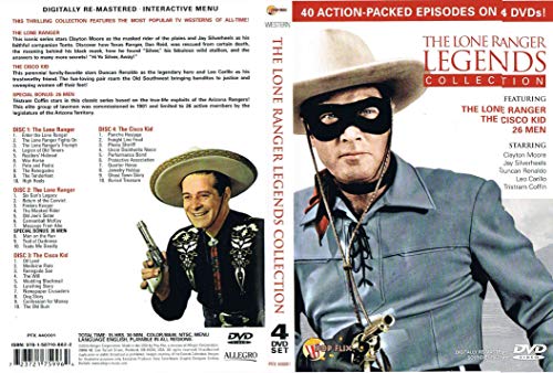 LONE RANGER - DVD-LEGENDS COLLECTION-4 DISCS