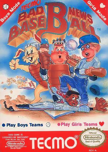 BAD NEWS BASEBALL - NES