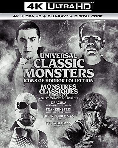 UNIVERSAL CLASSIC MONSTERS - BLU-4K-ICONS OF HORROR COLLECTION
