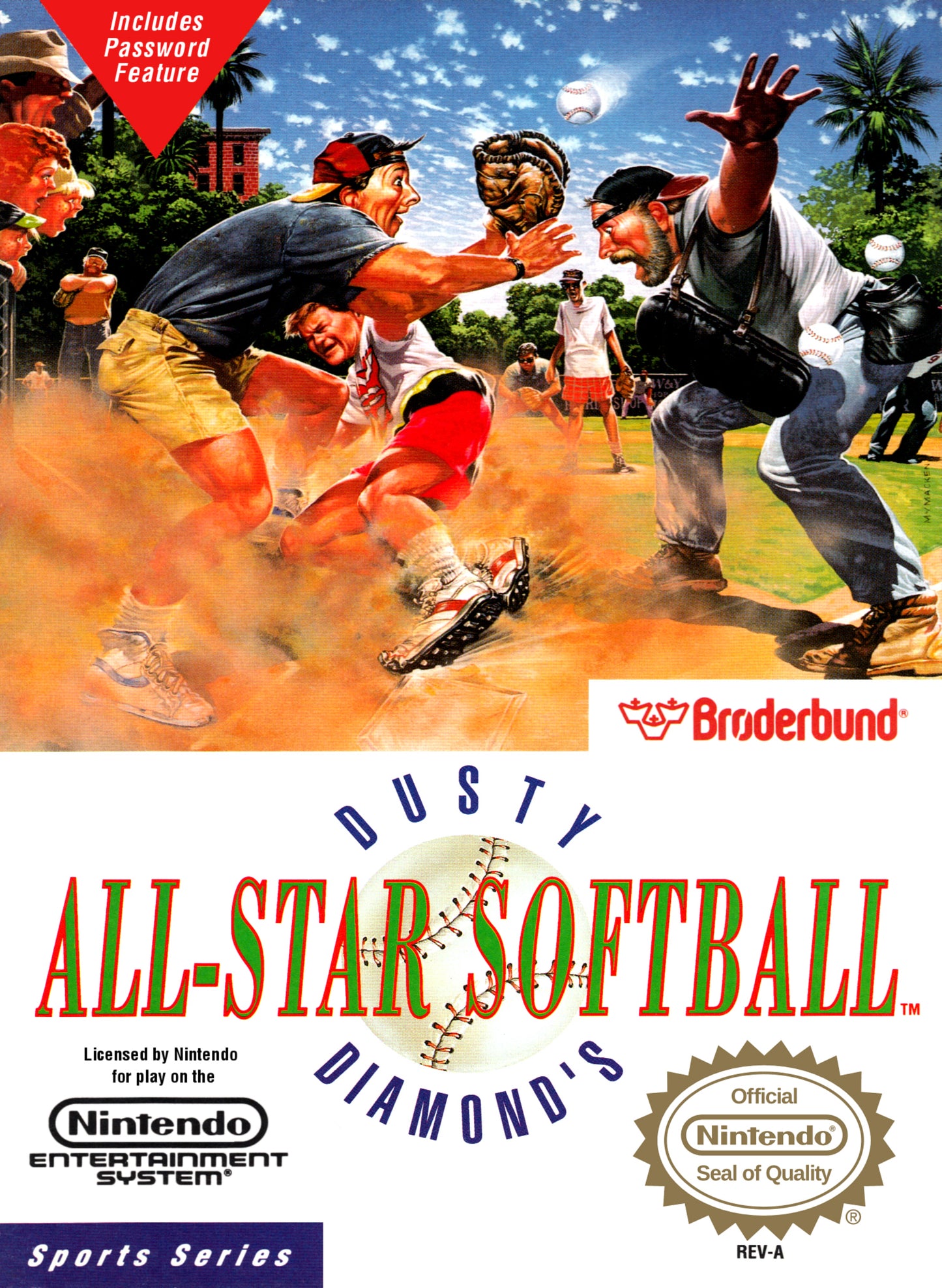 DUSTY DIAMOND'S ALL-STAR SOFTBALL - NES