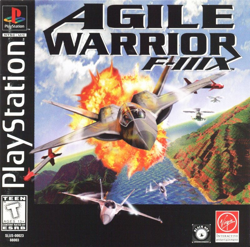 AGILE WARRIOR F-111X (LONGBOX) - PS1