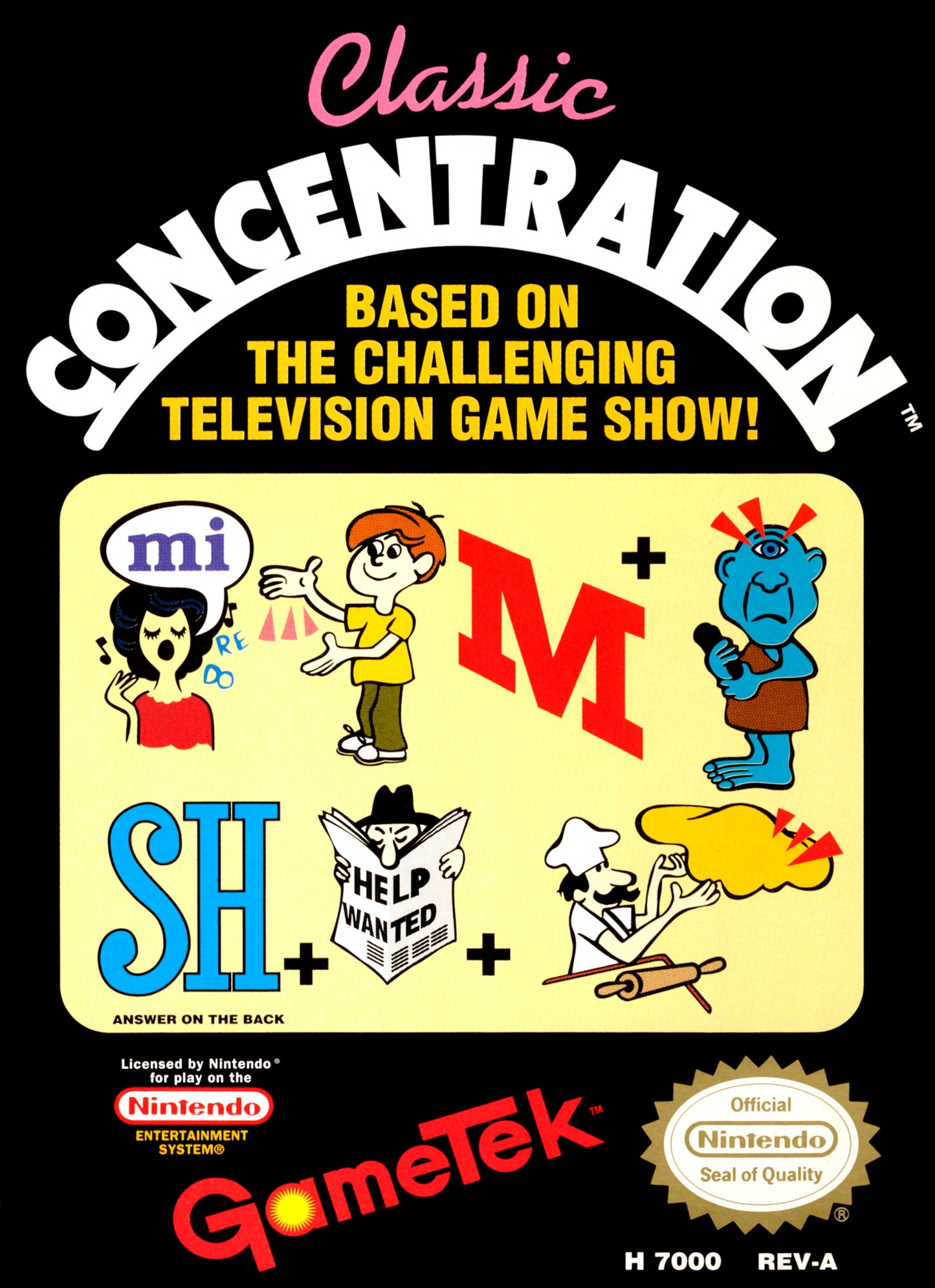 CLASSIC CONCENTRATION - NES