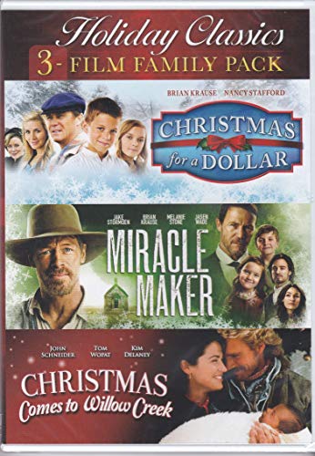 HOLIDAY CLASSICS 3-FILM FAMILY PACK - DVD-CHRISTMAS FOR A DOLLAR/MIRACLE MAKER