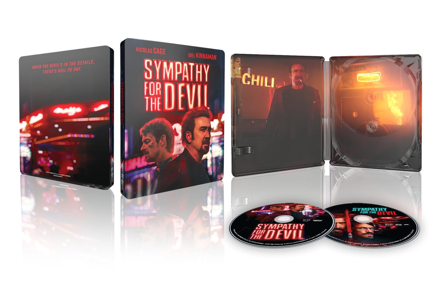 SYMPATHY FOR THE DEVIL - BLU-4K-2023-NICOLAS CAGE-STEELBOOK