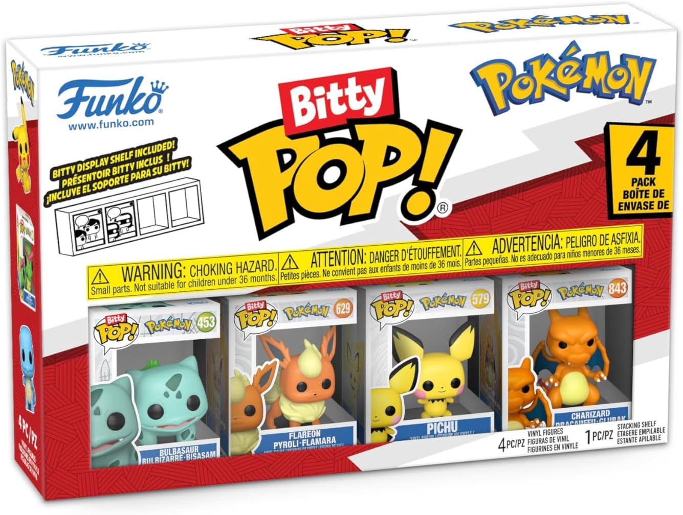 POKEMON: BULBASAUR (4PK) - BITTY POP!