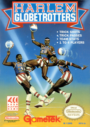 HARLEM GLOBETROTTERS - NES (W/BOX & MANUAL)