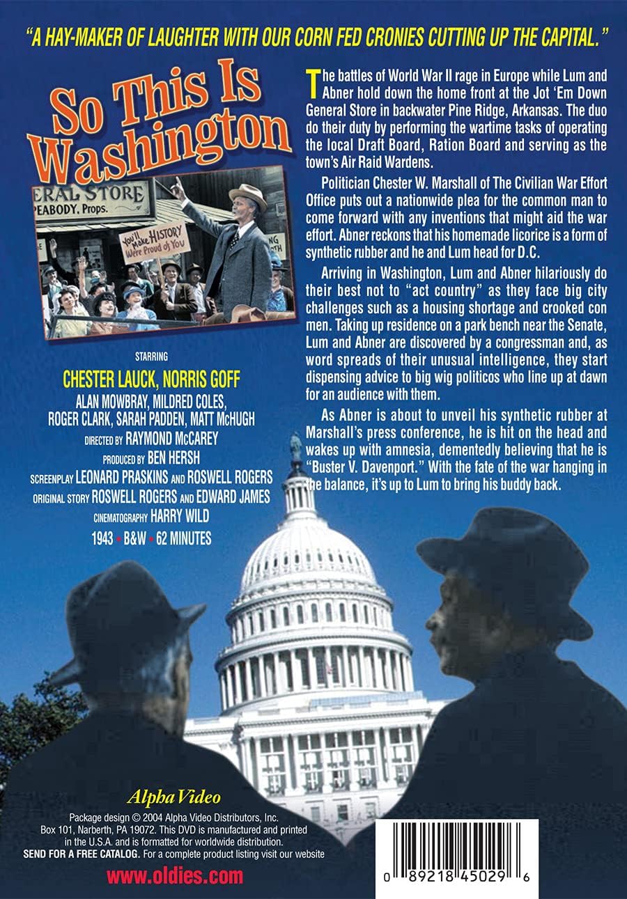 SO THIS IS WASHINGTON - DVD