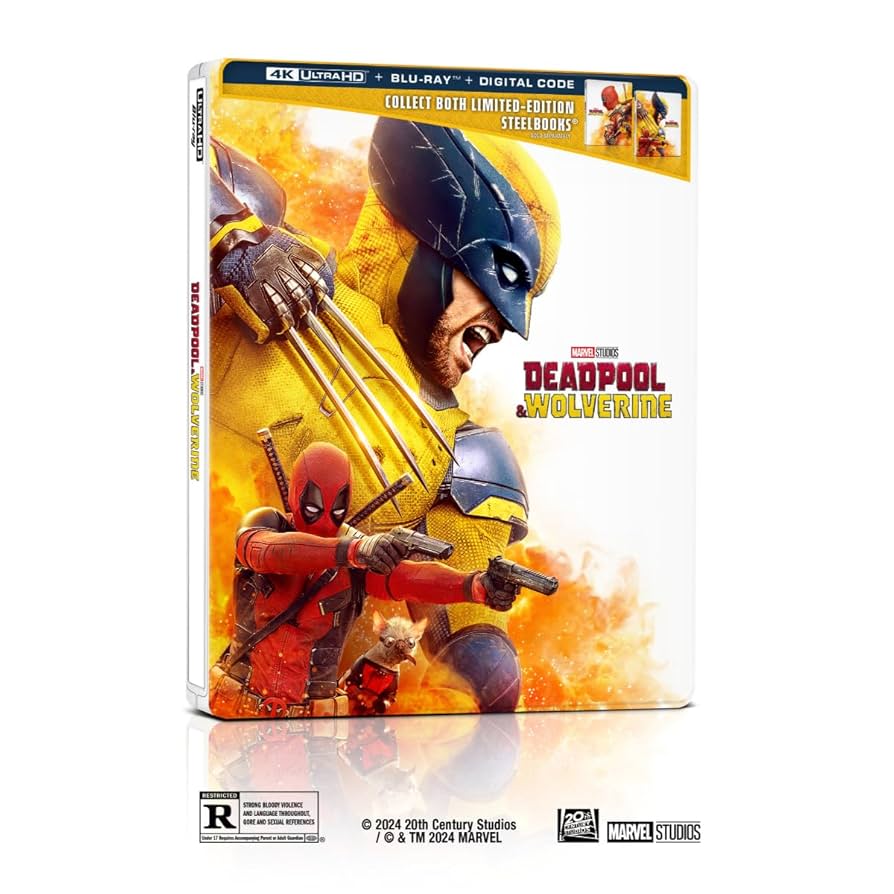 DEADPOOL & WOLVERINE - BLU-4K-INC. BLU COPY-STEELBOOK