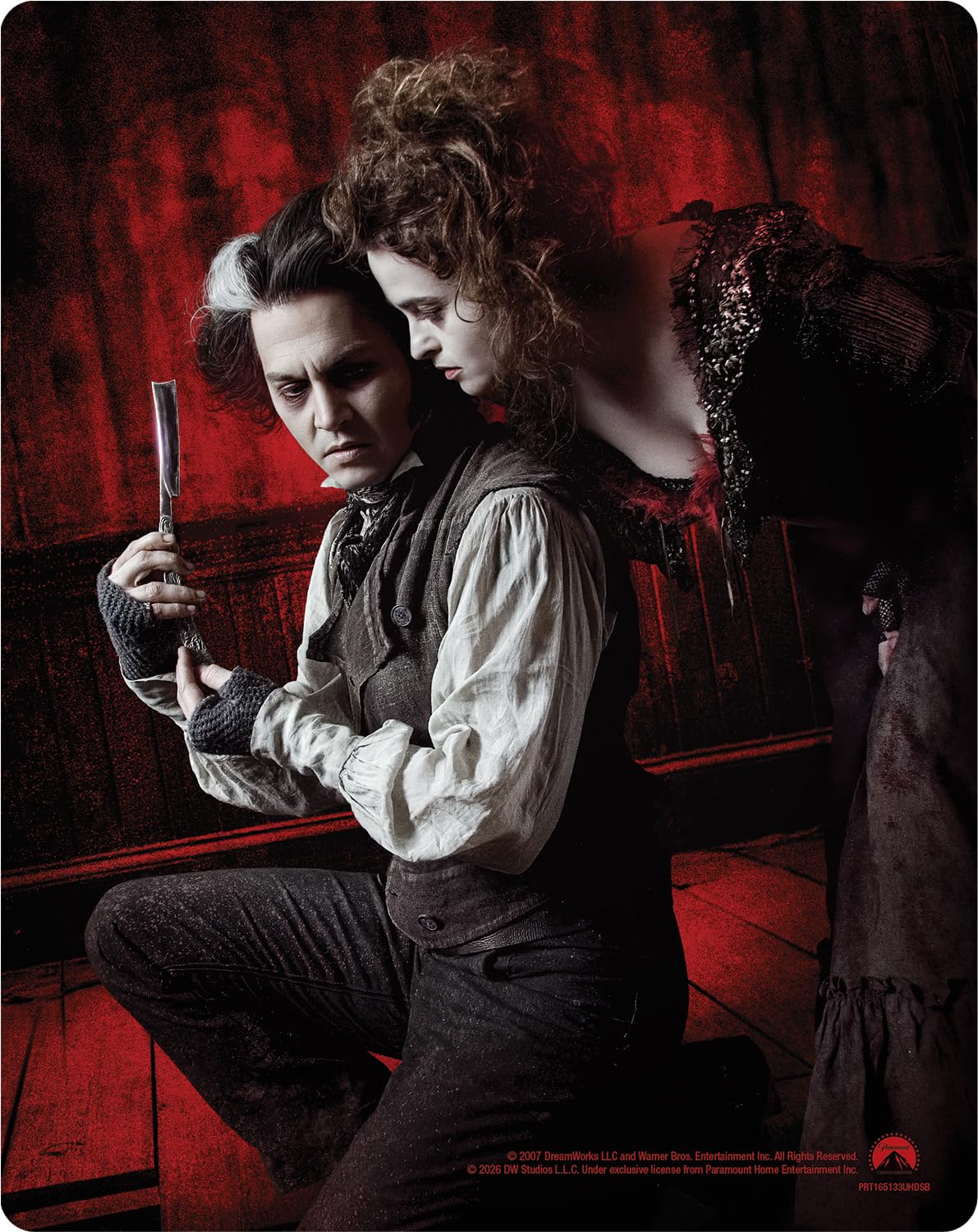 SWEENEY TODD: THE DEMON BARBER OF FLEET - BLU-4K-JOHNNY DEPP-STEELBOOK