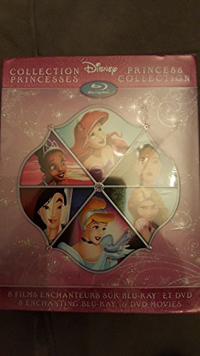 DISNEY/PRINCESS 8 FILMS COLLECTION POCAHONTAS/POCAHONTAS II/THE LITTLE MERMAID/CINDERELLA/MULAN/MULANII/TANGLED/THE PRINCESS AND THE FROG BLU RAY COMBO PACK