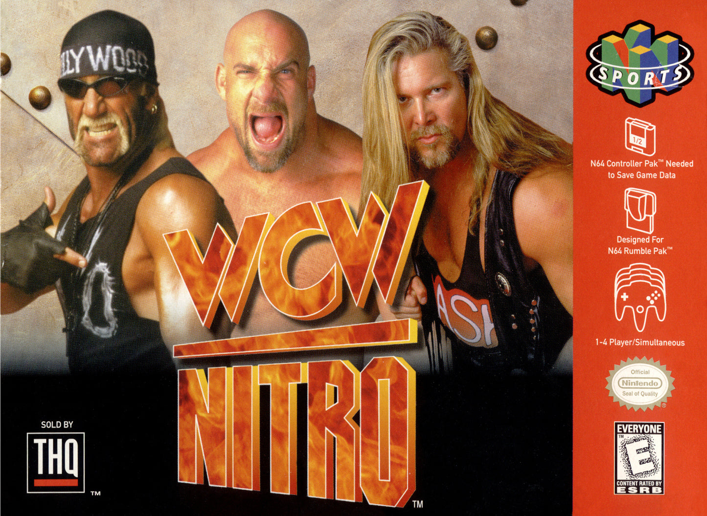WCW NITRO - N64 (W/BOX & MANUAL)