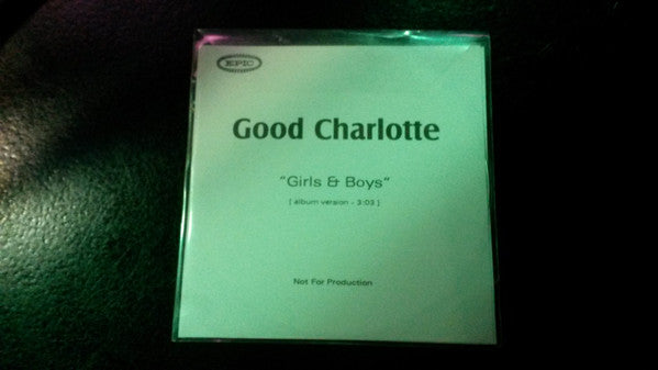 GOOD CHARLOTTE - GIRLS & BOYS (SINGLE)