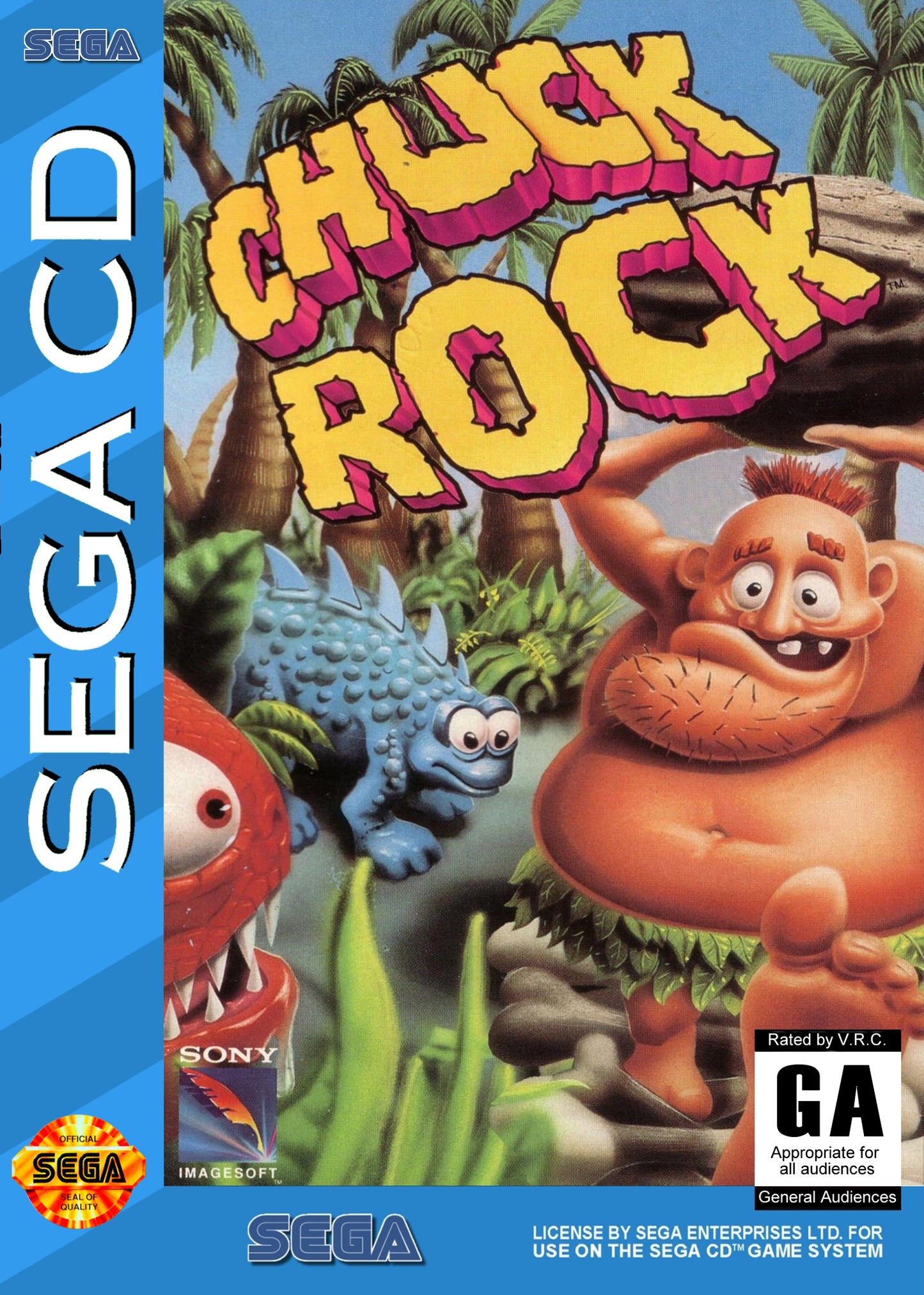 CHUCK ROCK - SEGACD