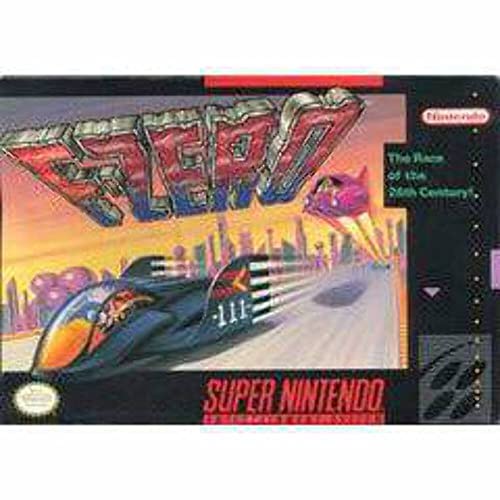 F-ZERO - SNES (W/BOX & MANUAL)(SEALED)