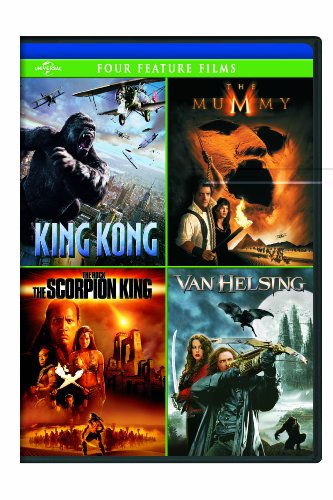 KING KING/MUMMY/SCORPION KING/VAN HELSIN - DVD-FOUR FEATURE FILMS