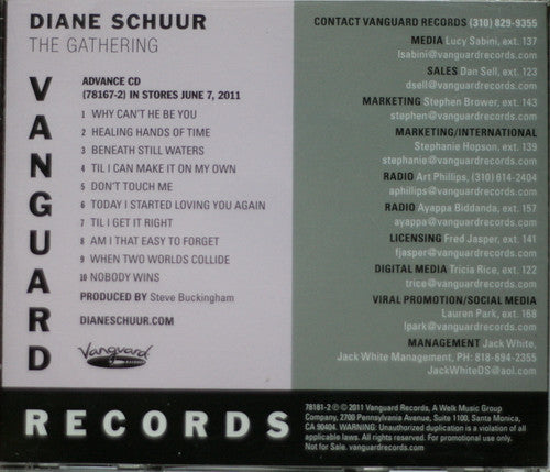 SCHUUR, DIANE - GATHERING