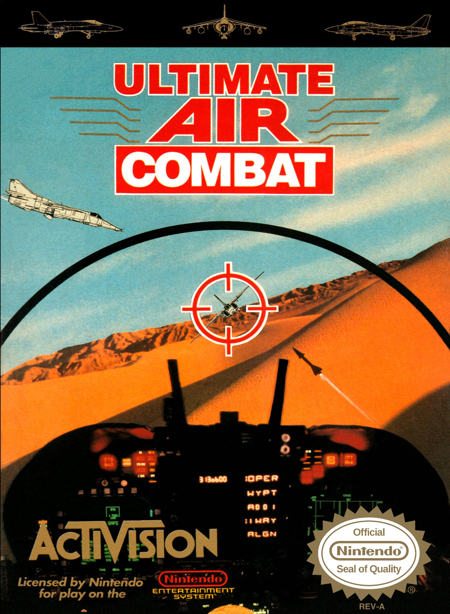 ULTIMATE AIR COMBAT - NES (W/BOX & MANUAL)