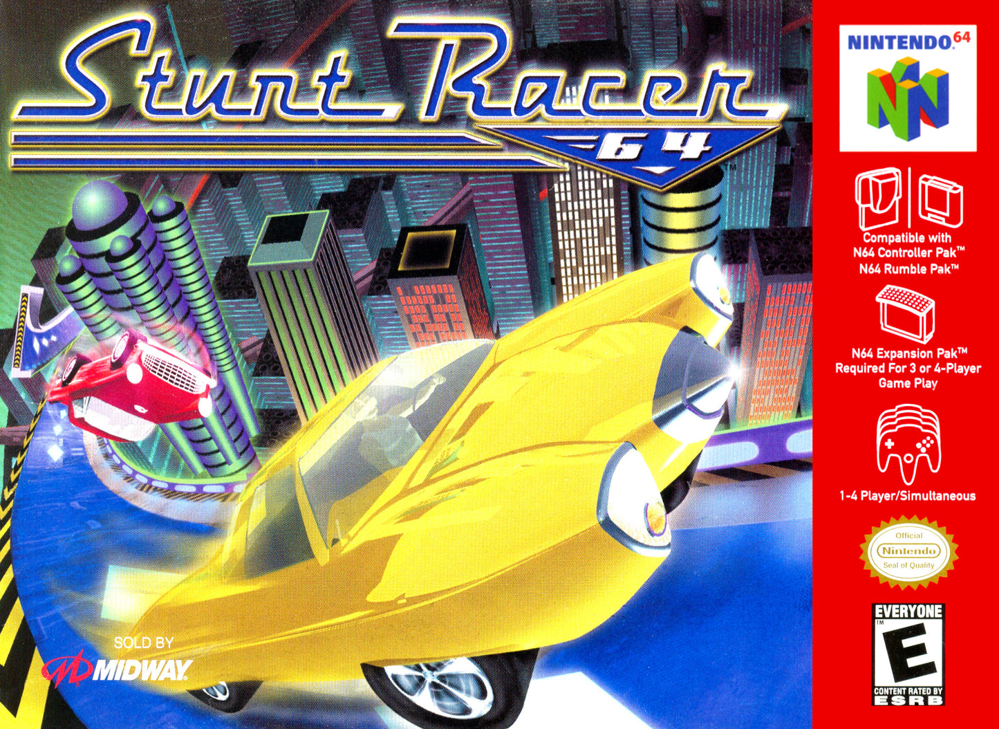 STUNT RACER - N64 (W/BOX)