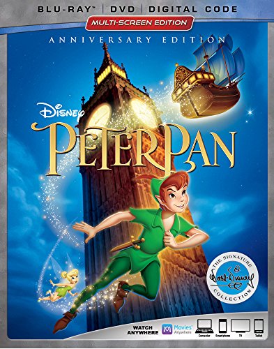 PETER PAN (ANIMATED MOVIE) - BLU-1953-DISNEY-ANNIVERSARY EDITION-INC.