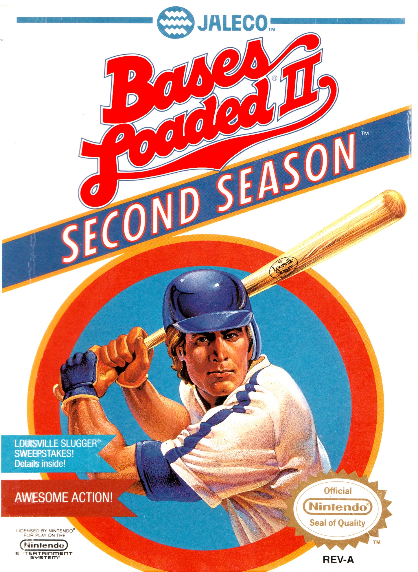 BASES LOADED 2: SECOND SEASON - NES (W/BOX)