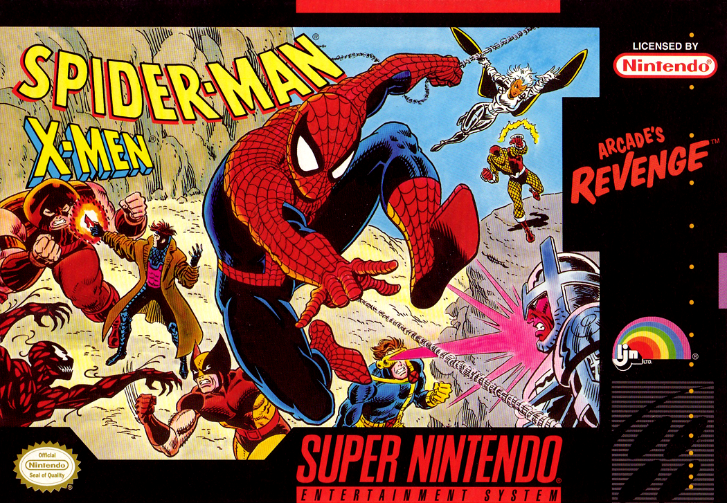 SPIDER-MAN X-MEN: ARCADE'S REVENGE - SNES