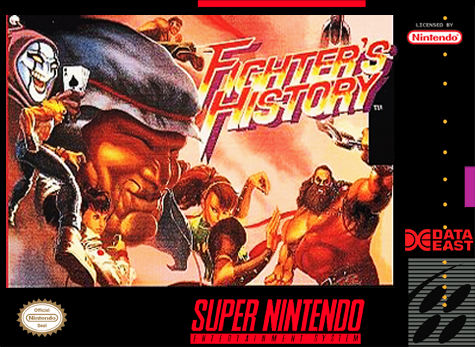FIGHTER'S HISTORY - SNES (W/BOX & MANUAL)