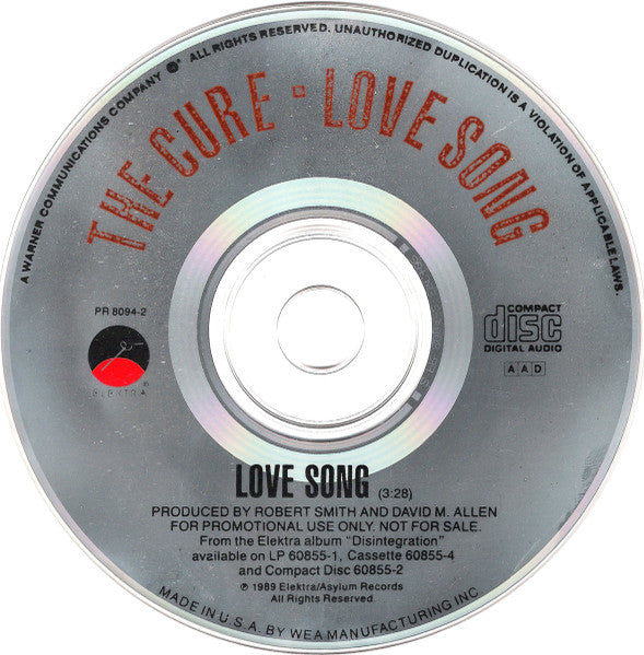 CURE - LOVE SONG (CDS)