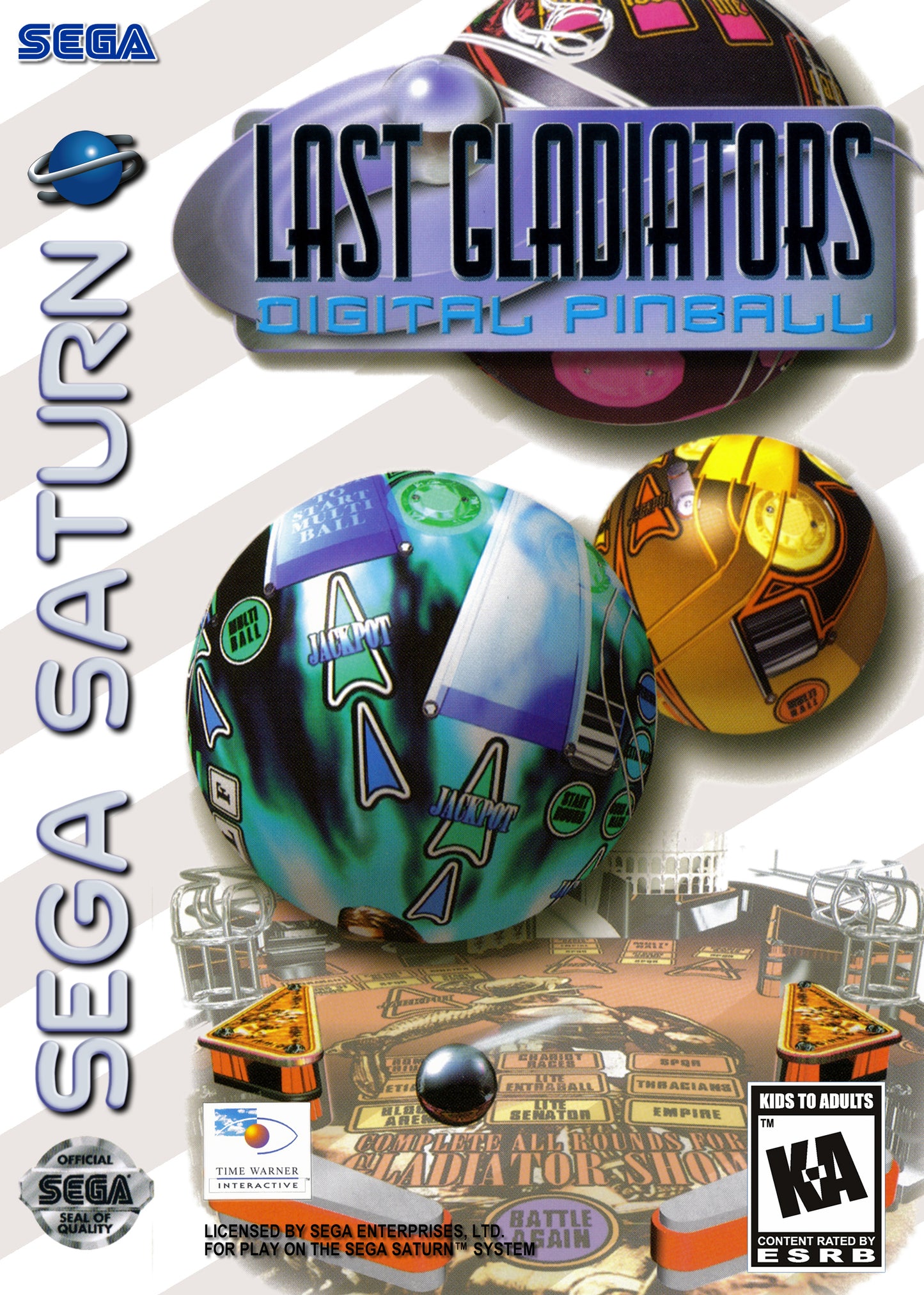 LAST GLADIATORS DIGITAL PINBALL - SATURN