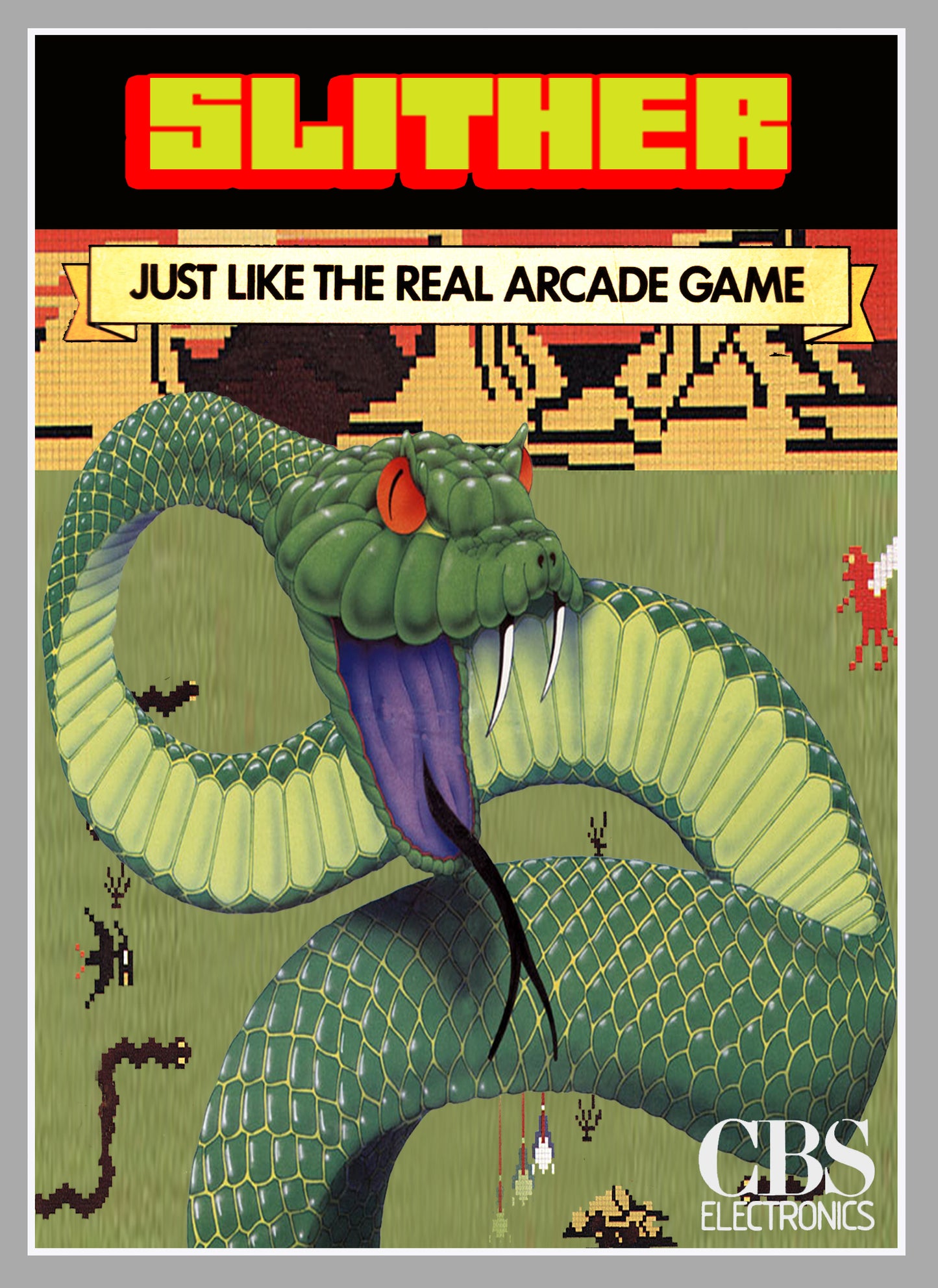 SLITHER - COLECO
