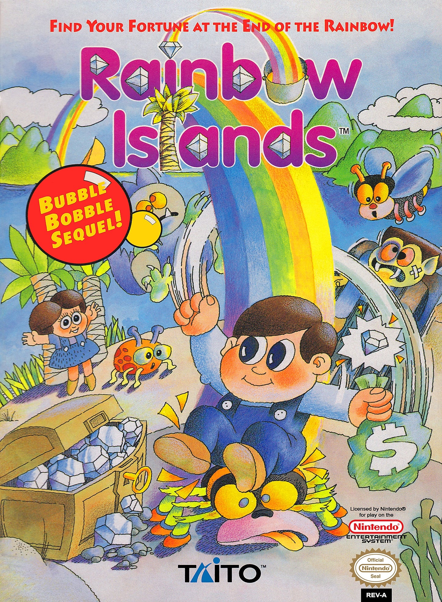 RAINBOW ISLANDS - NES (W/BOX)