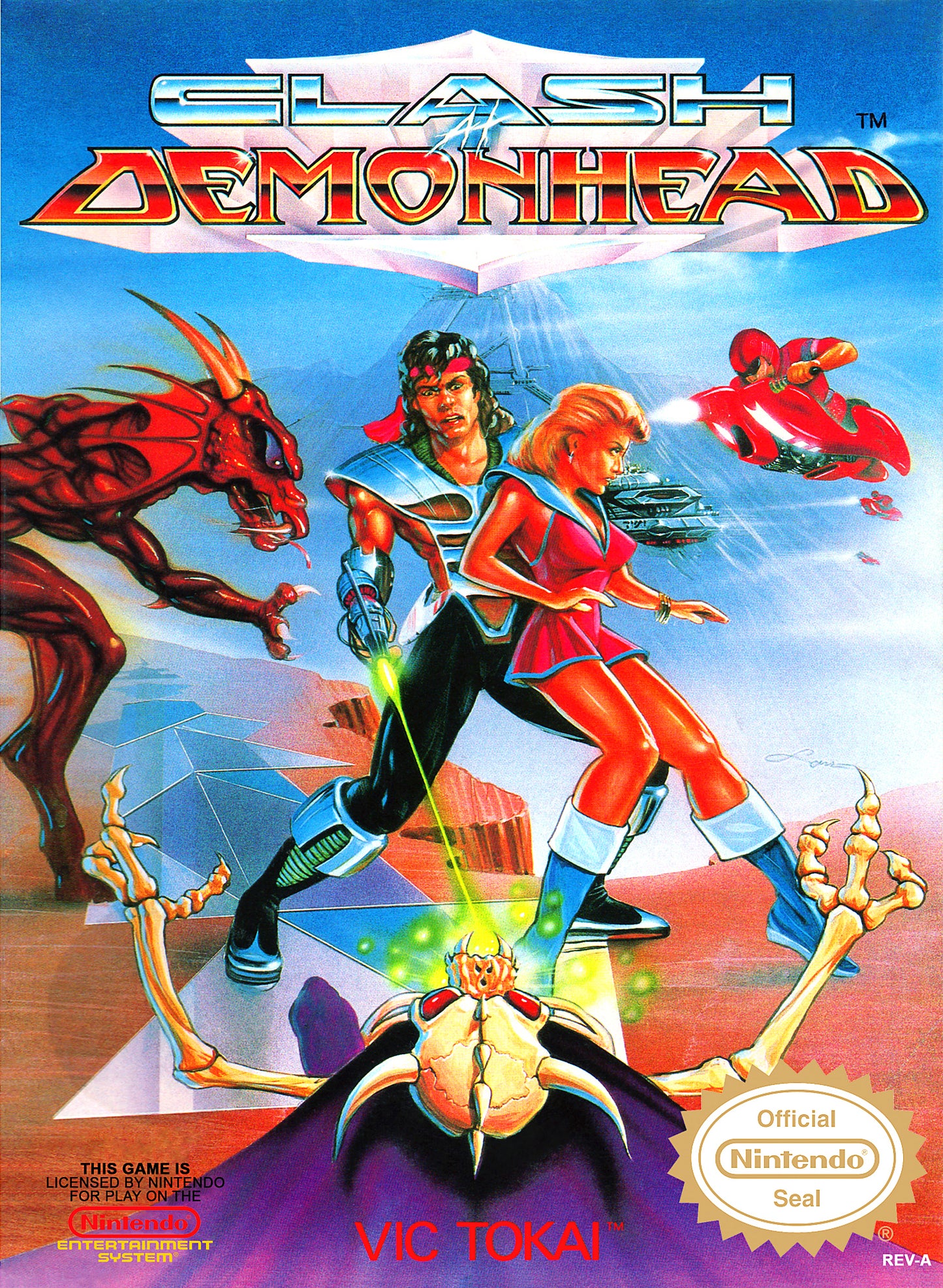 CLASH AT DEMONHEAD - NES