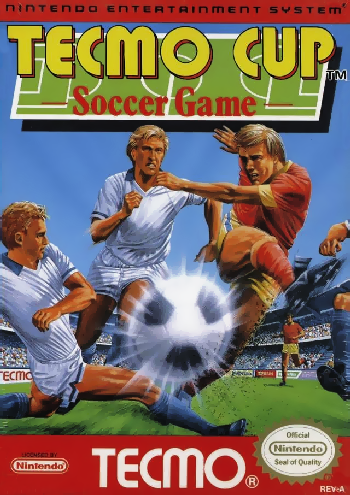 TECMO CUP SOCCER - NES (W/BOX & MANUAL)