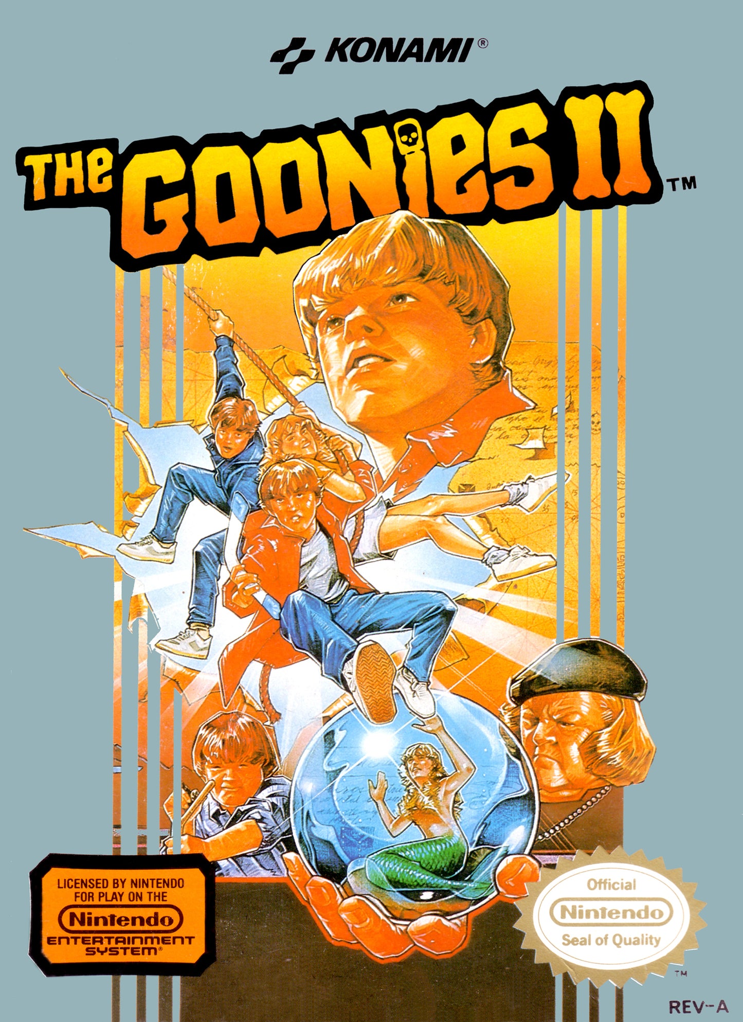 GOONIES II - NES (W/BOX & MANUAL)