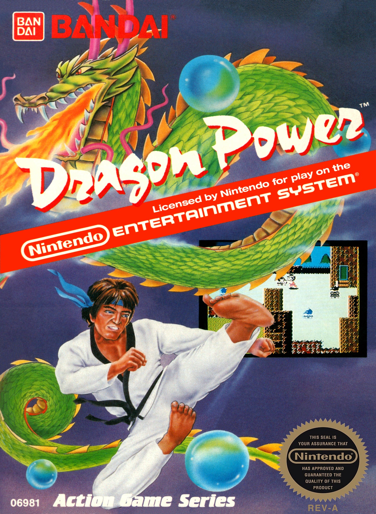 DRAGON POWER - NES