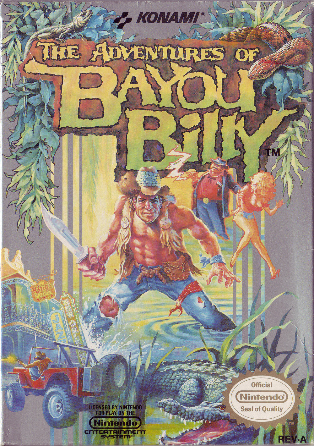 ADVENTURES OF BAYOU BILLY - NES
