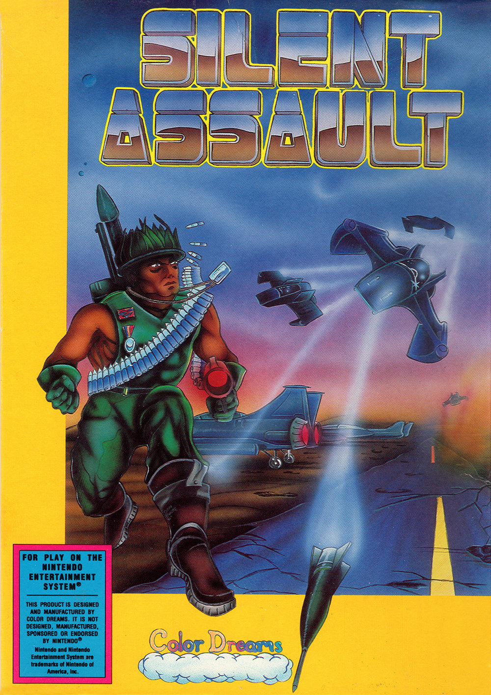 SILENT ASSAULT - NES (W/BOX & MANUAL)
