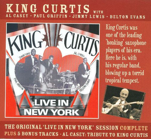 CURTIS, KING - LIVE IN NEW YORK