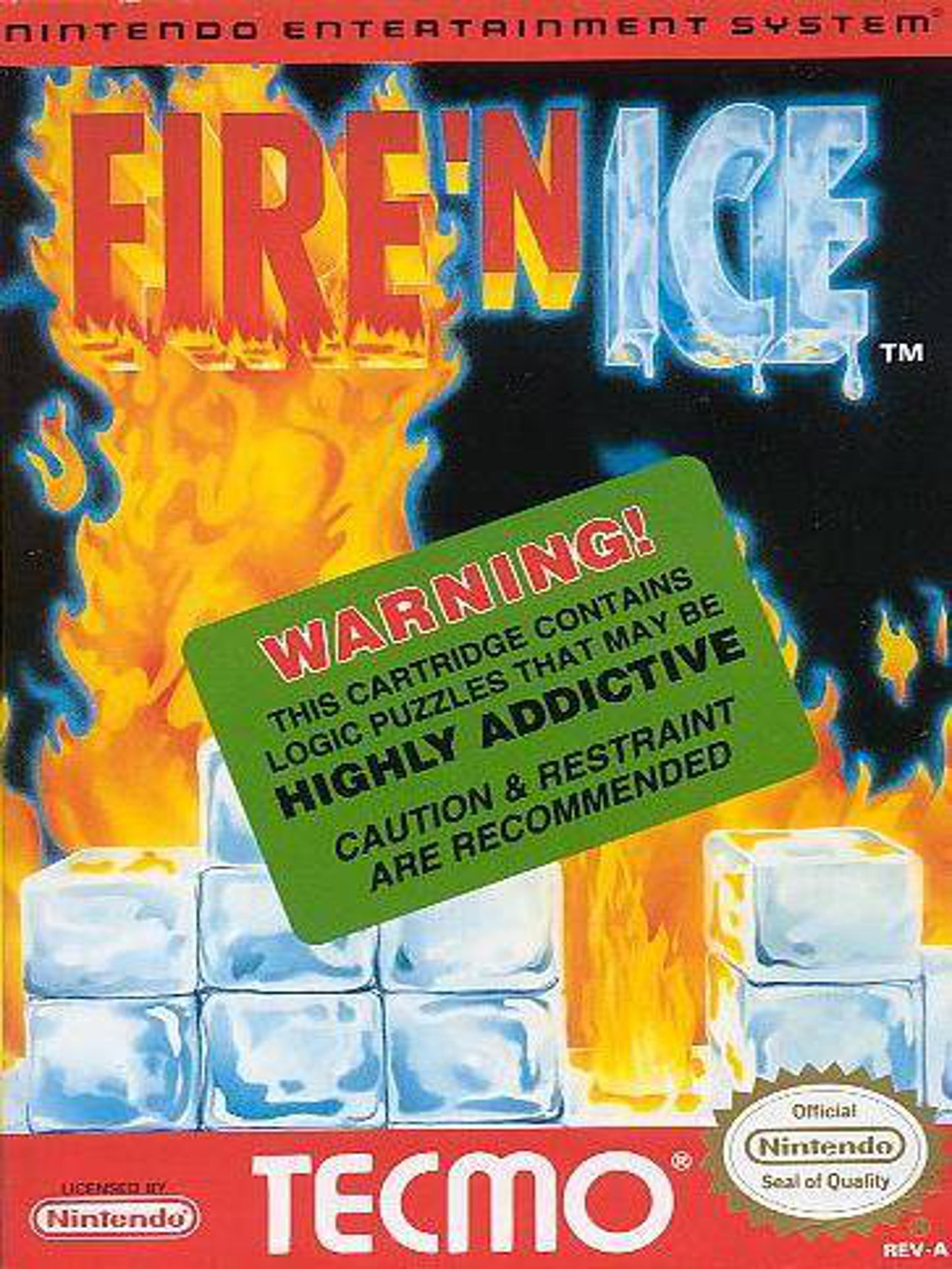 FIRE 'N ICE - NES (W/BOX)