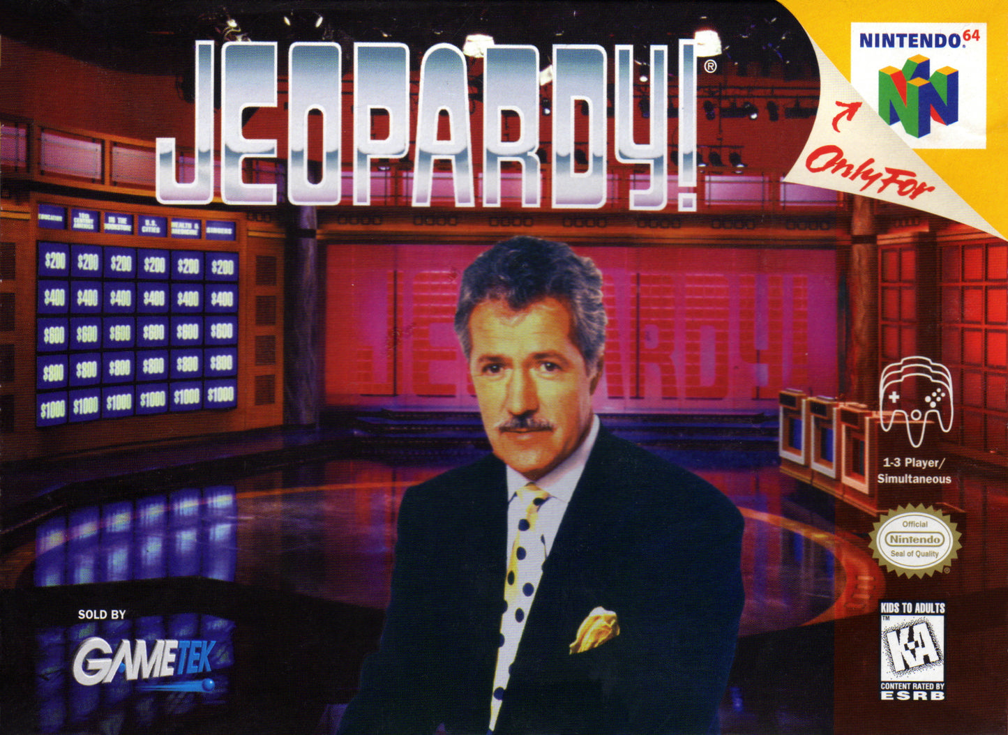 JEOPARDY! - NES (W/BOX & MANUAL)