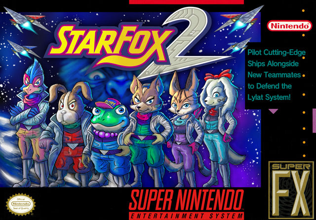 STAR FOX - SNES (W/BOX & MANUAL)