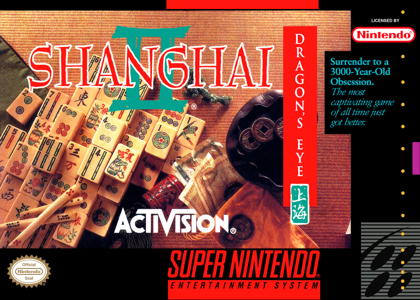 SANGHAI II: DRAGON'S EYE - SNES