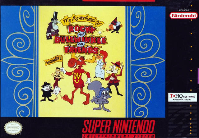 ADVENTURES OF ROCKY & BULLWINKLE & FRIEN - SNES