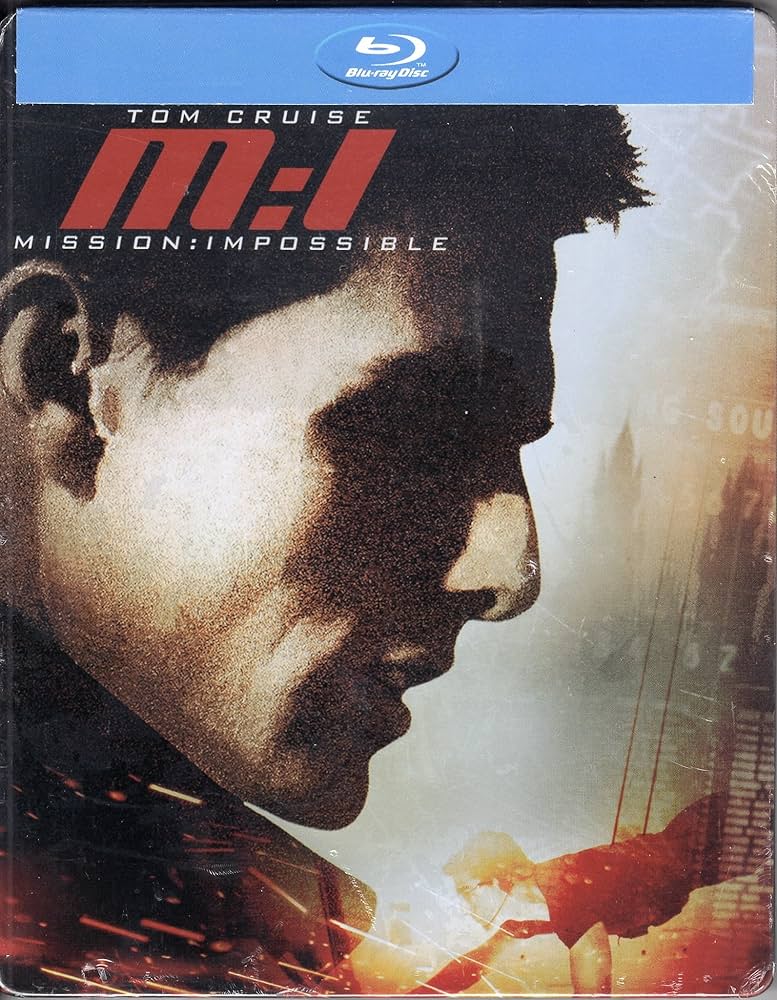 MISSION: IMPOSSIBLE (MOVIE) - BLU-1996-TOM CRUISE-STEELBOOK