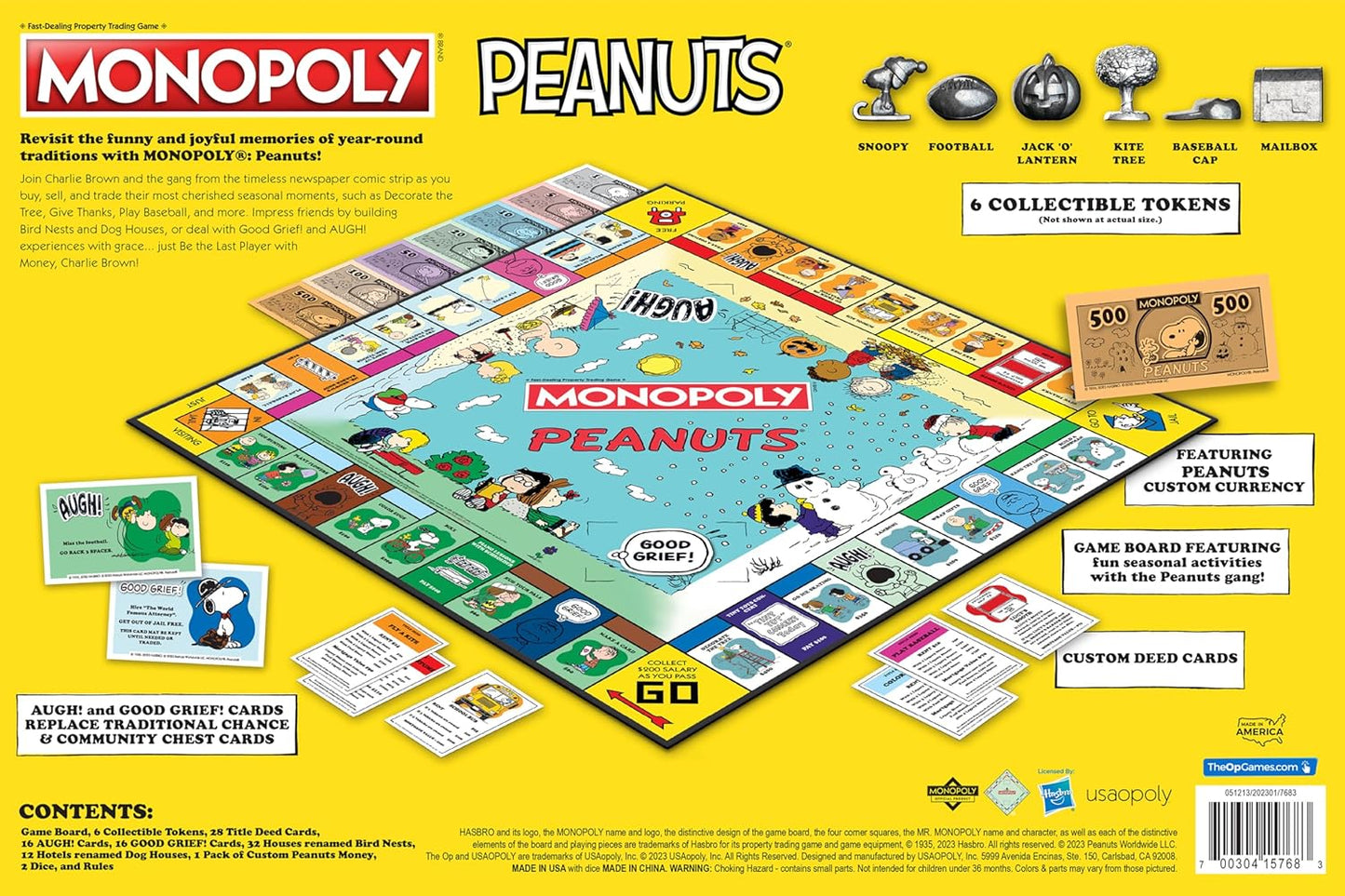MONOPOLY: PEANUTS - BOARD GAME