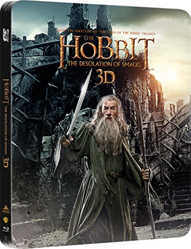 HOBBIT: DESOLATION OF SMAUG - BLU-3D-EXTENDED EDITION-STEELBOOK