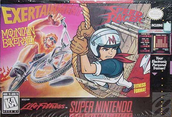 EXERTAINMENT MTN BIKE RALLY/SPEED RACER - SNES